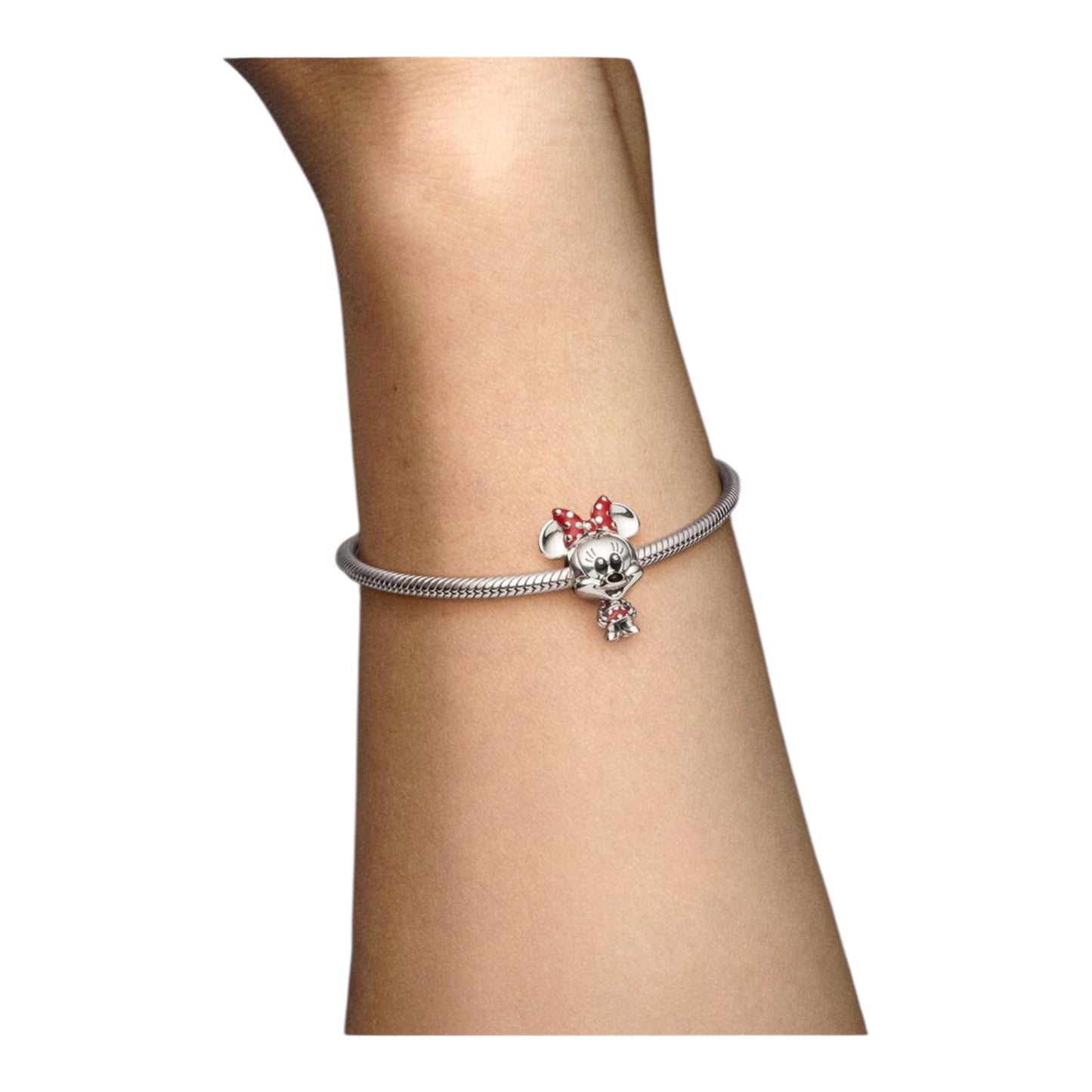 Limited Edition Disney Minnie Mouse Dotted Dress & Bow Charm