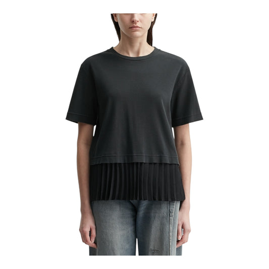 Pleated T-Shirt sz S