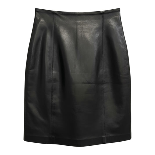 Knee-Length Leather Skirt sz 6