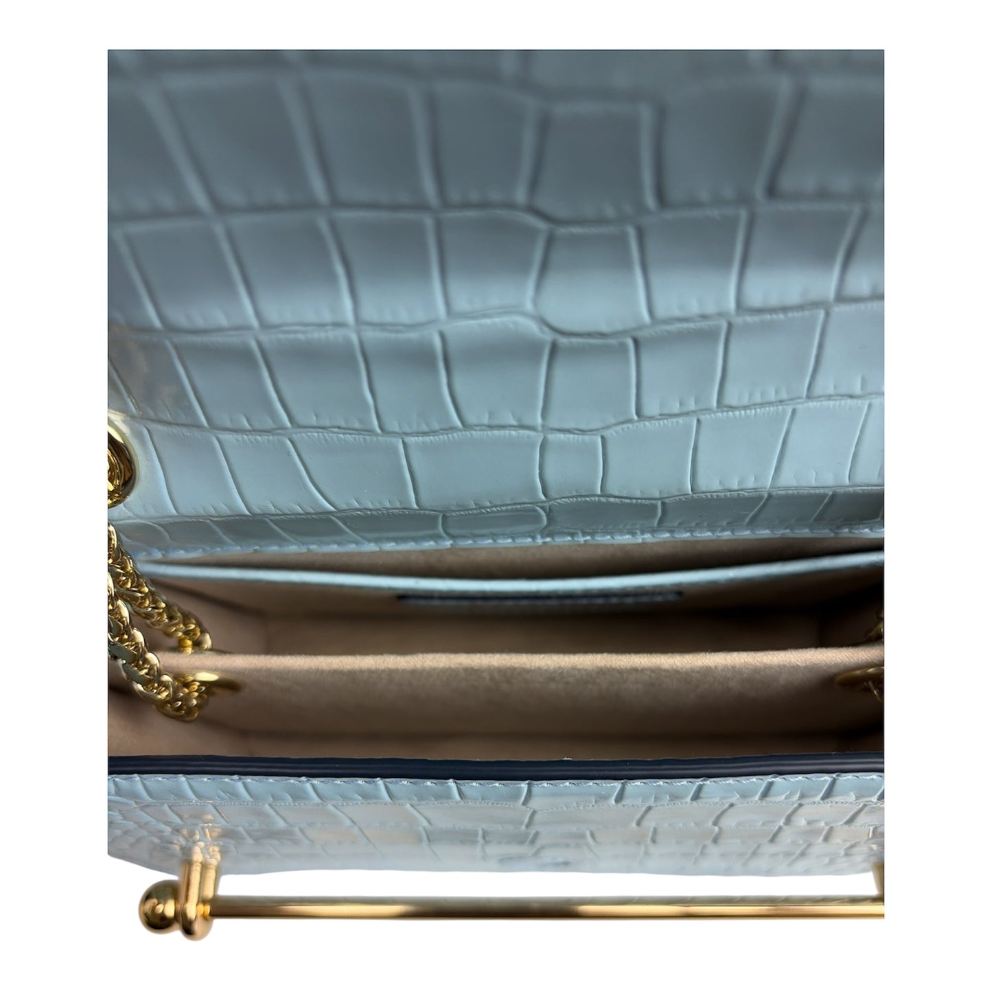 East/West Croc Crossbody