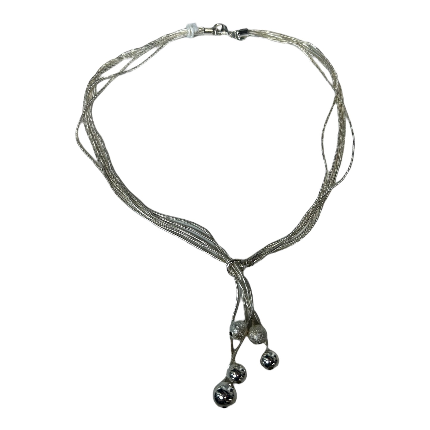 Silver Gum Nut Pendant Necklace