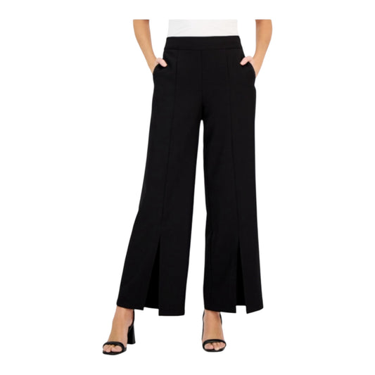 High Rise Front-Slit Flare Leg Pants size 8