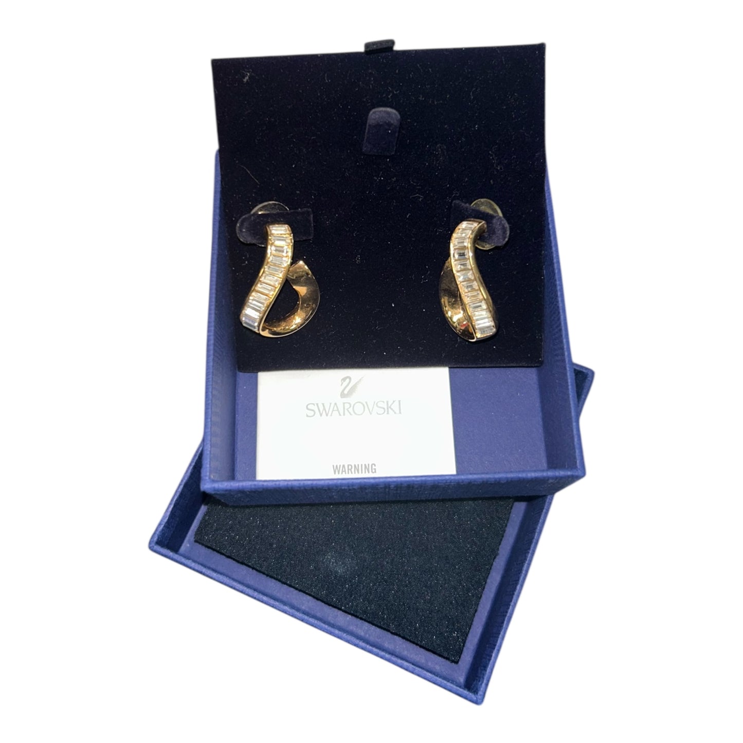 Gold Ribbon Earrings WB