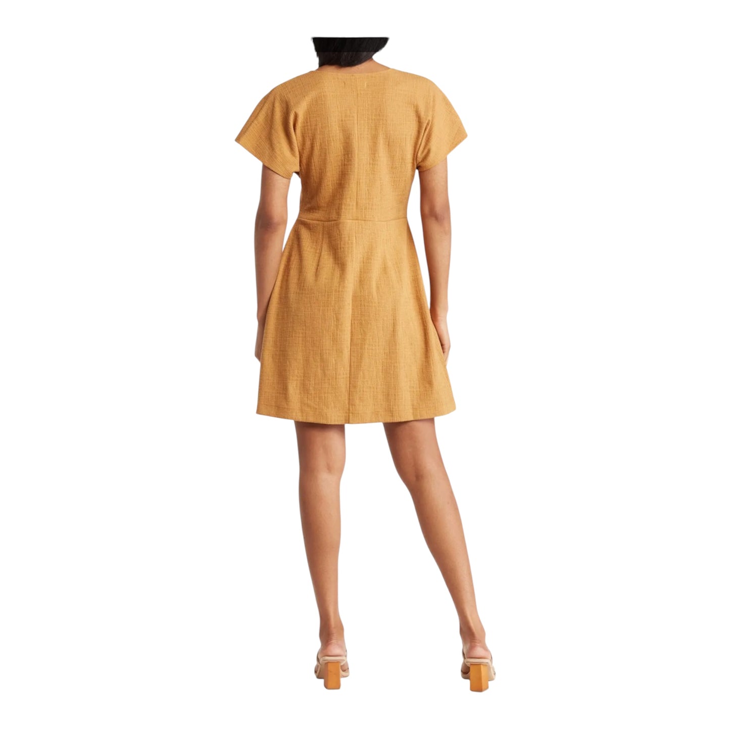 Cross Front Flutter Sleeve Minidress size Medium