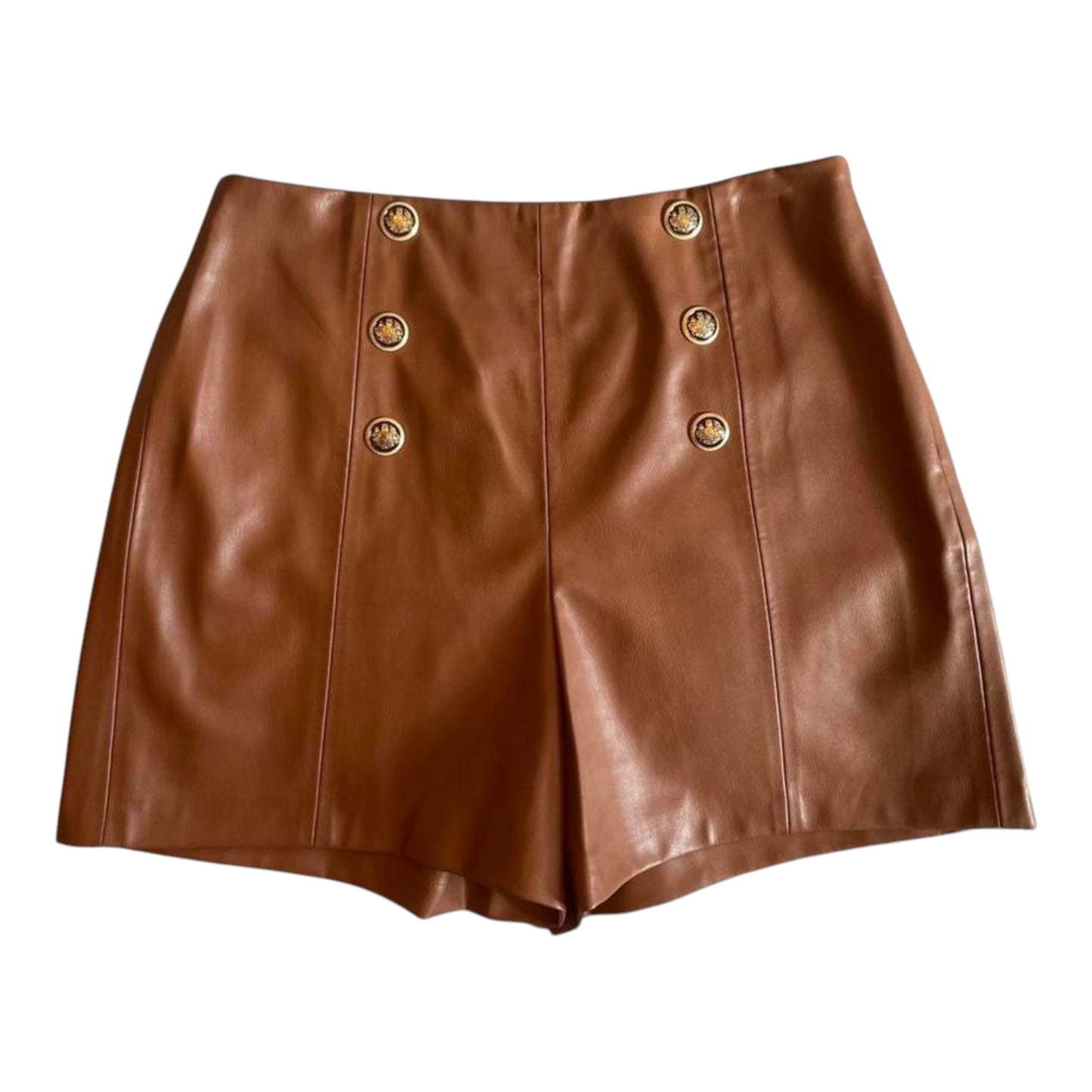 Vegan Leather Shorts size Medium