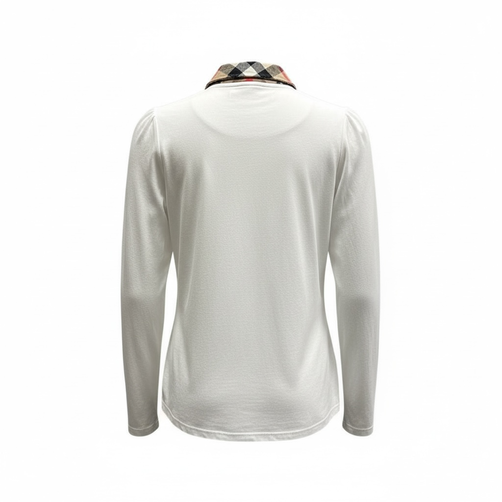 Ruffle Collar Long Sleeve size Medium