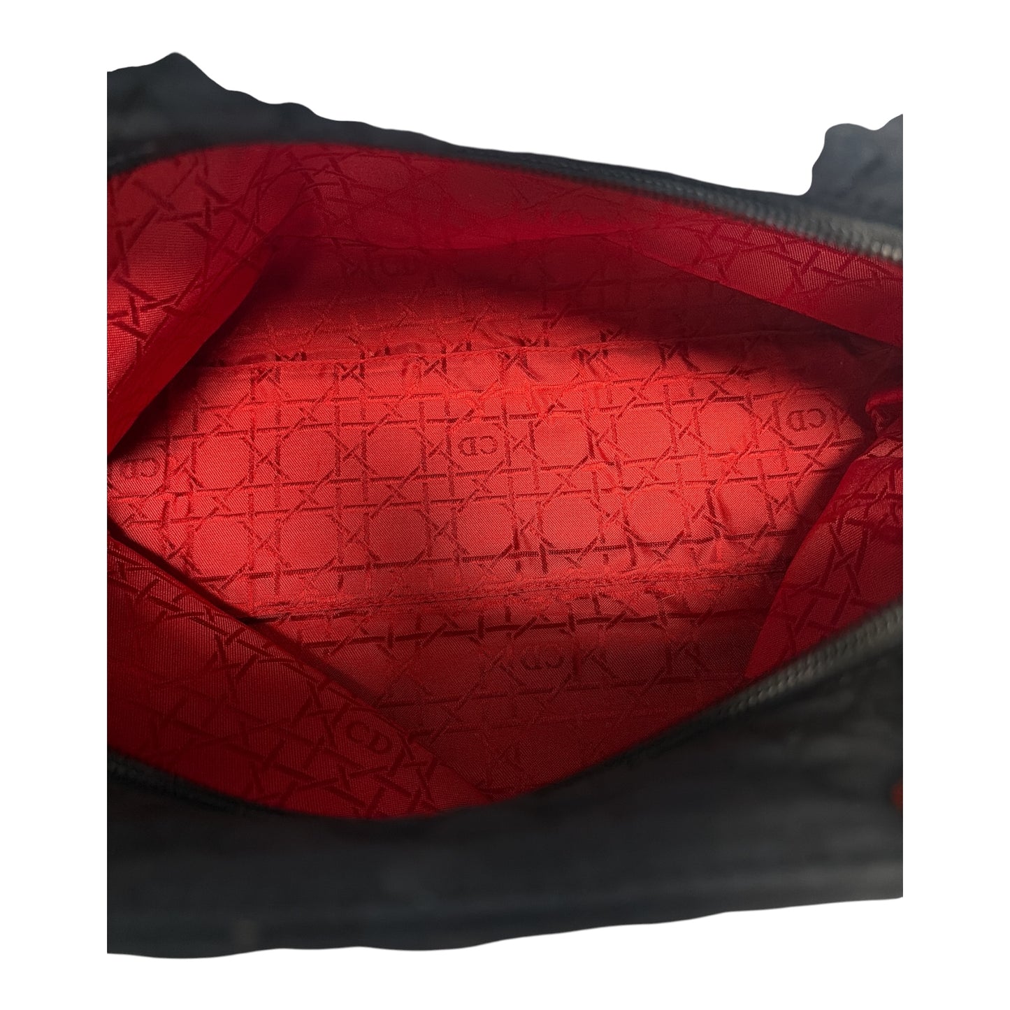 Cannage Quilted Nylon Lady Dior Bag