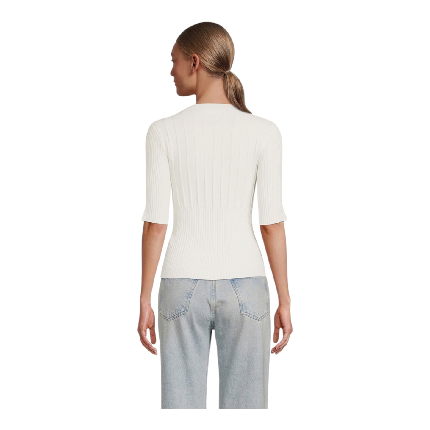 Mixed Ribbed Sweater size Small