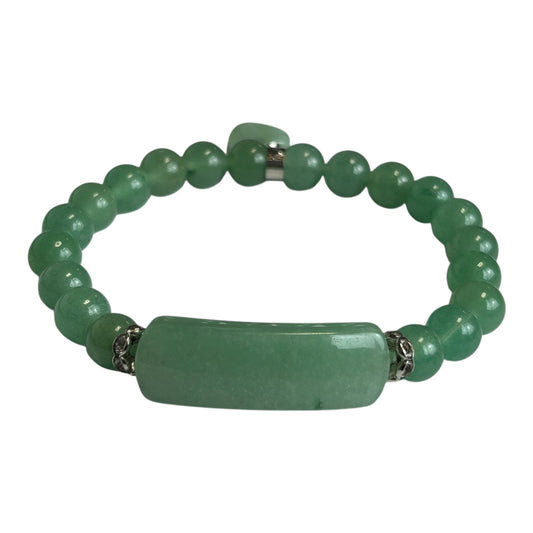 Dangle Heart Beaded Bracelet