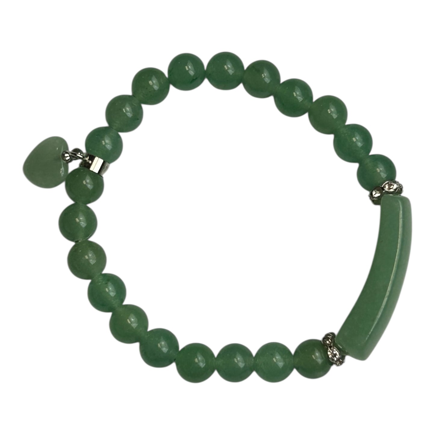 Dangle Heart Beaded Bracelet