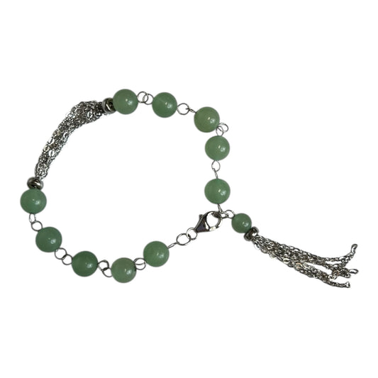 Silver Beaded Bracelet