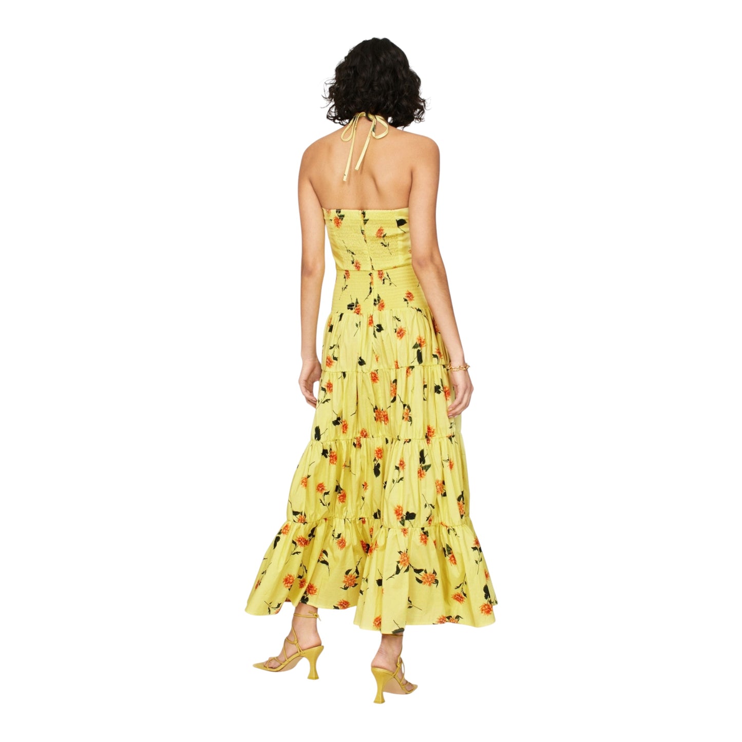 Floral Tie Neck Dress size Small