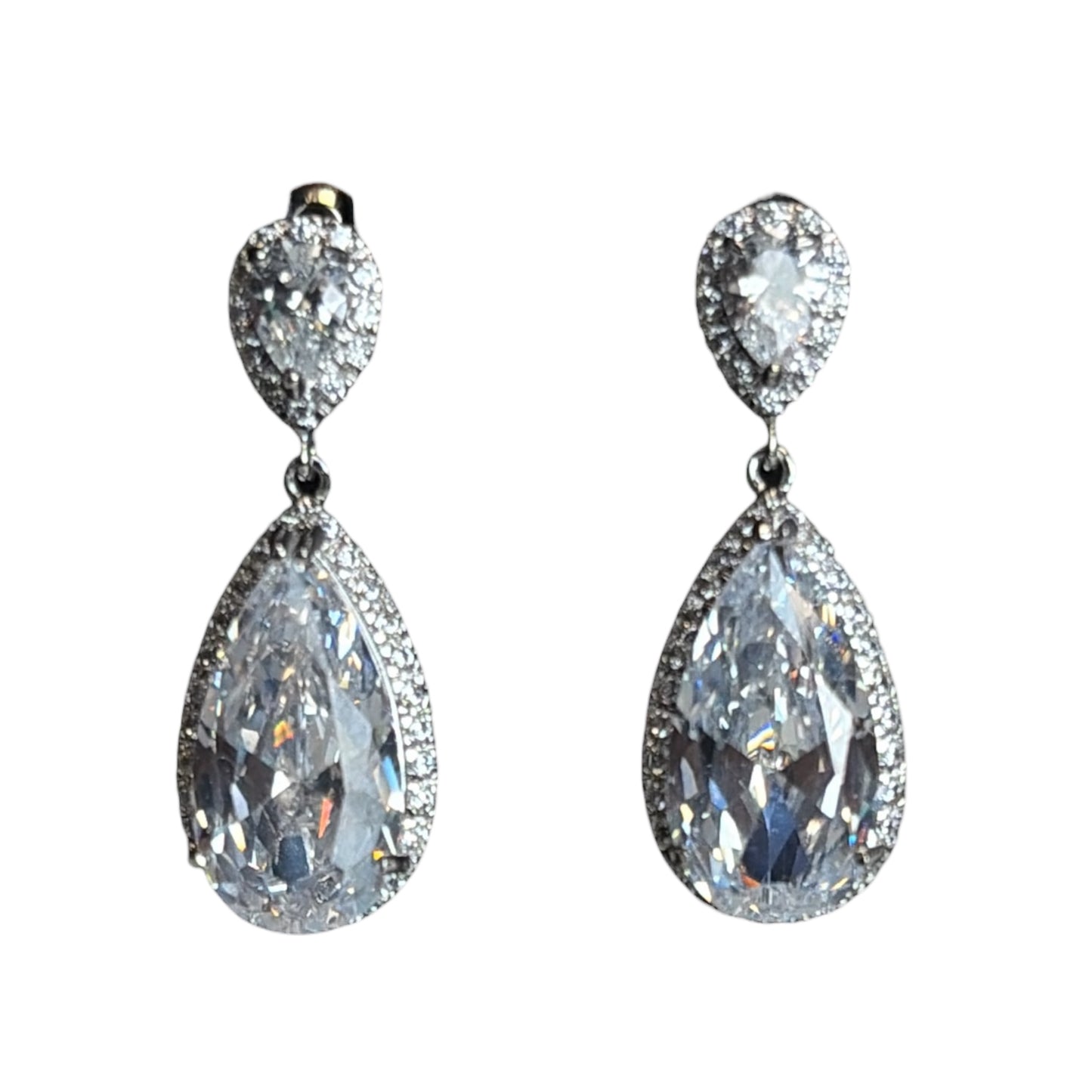 Crystal Teardrop Earrings
