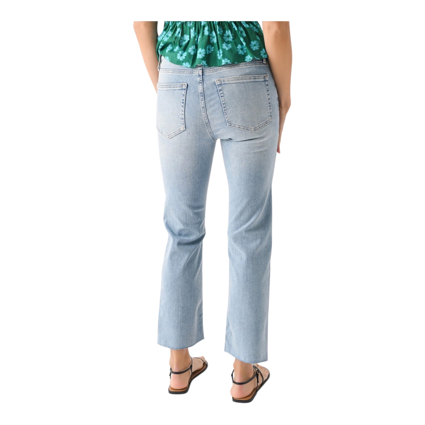 Le High Straight Cascade Hem Jean size 29