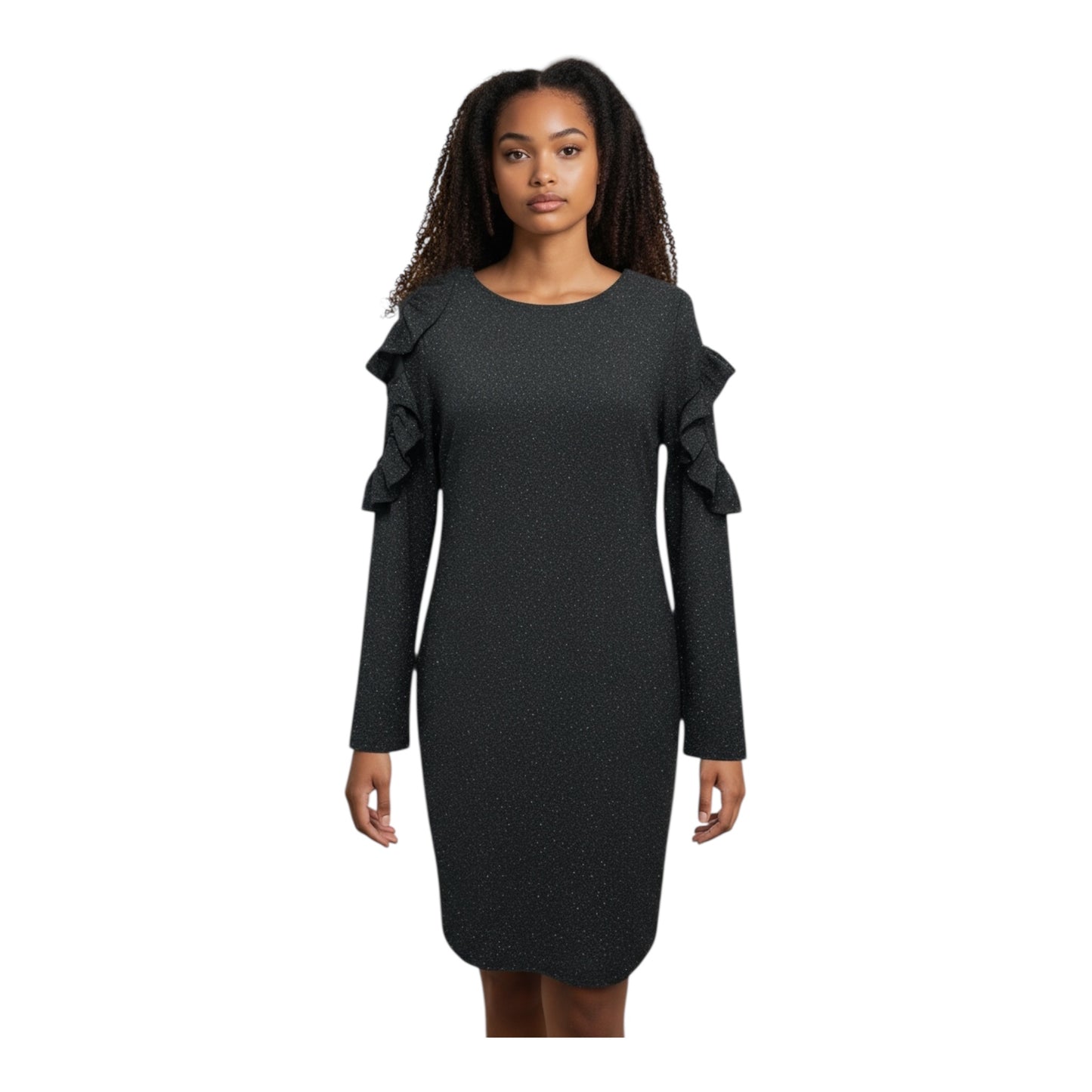 Shimmer Peek-a-Boo Dress sz 4(XL)