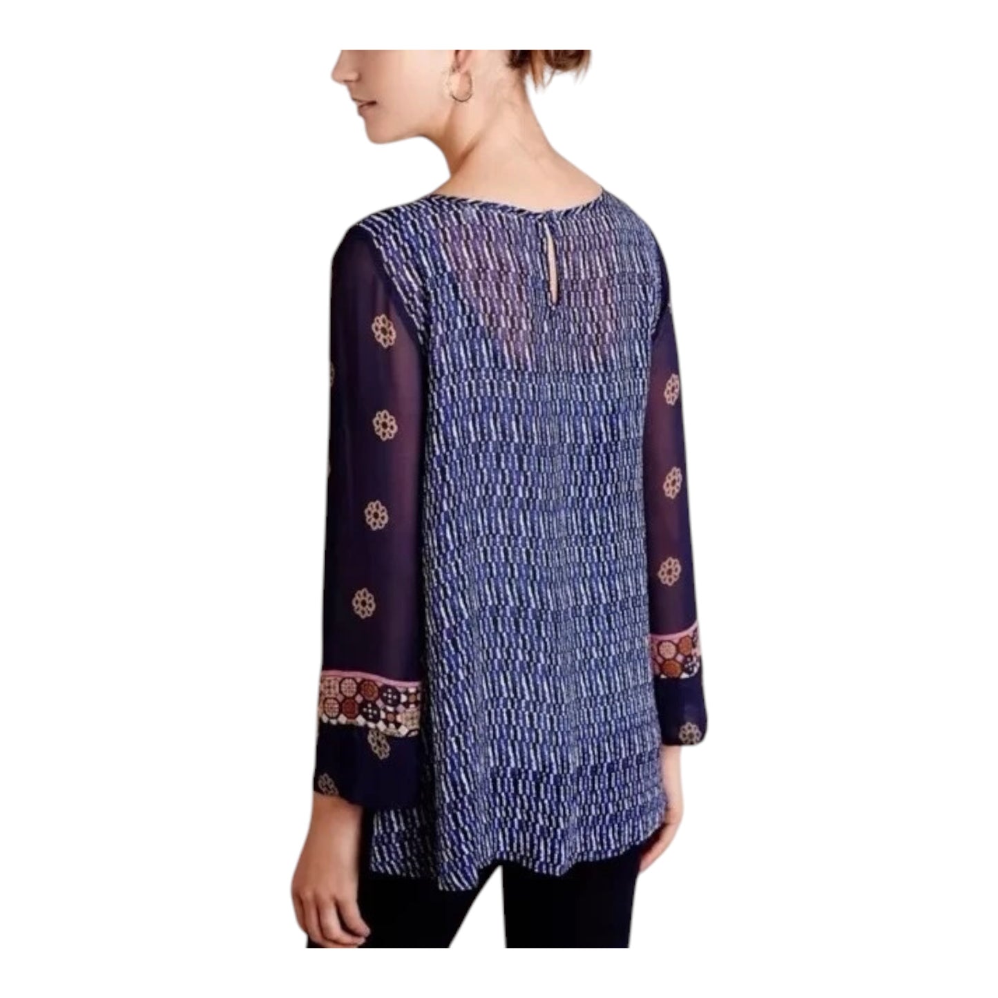 Rhiannon Embroidered Floral Top size Small