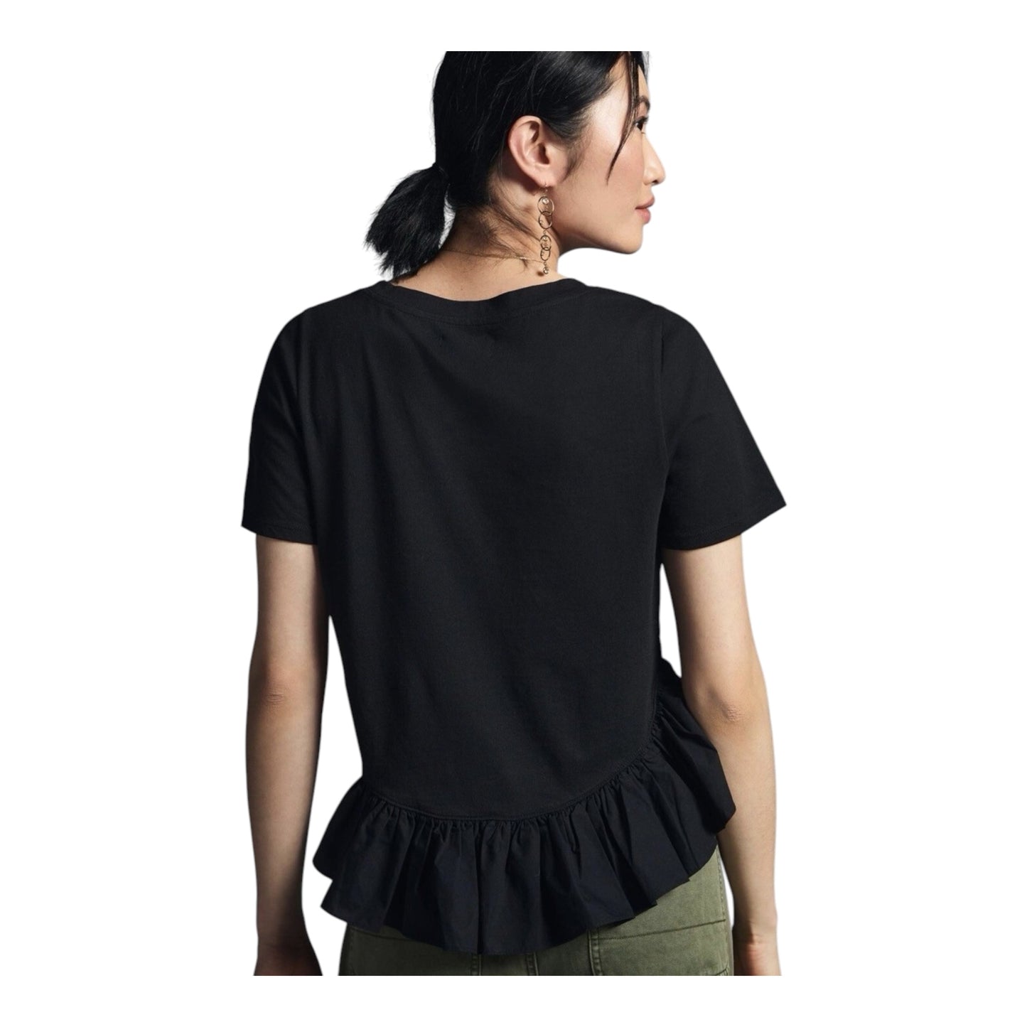 Ruffle Hem Top size Medium