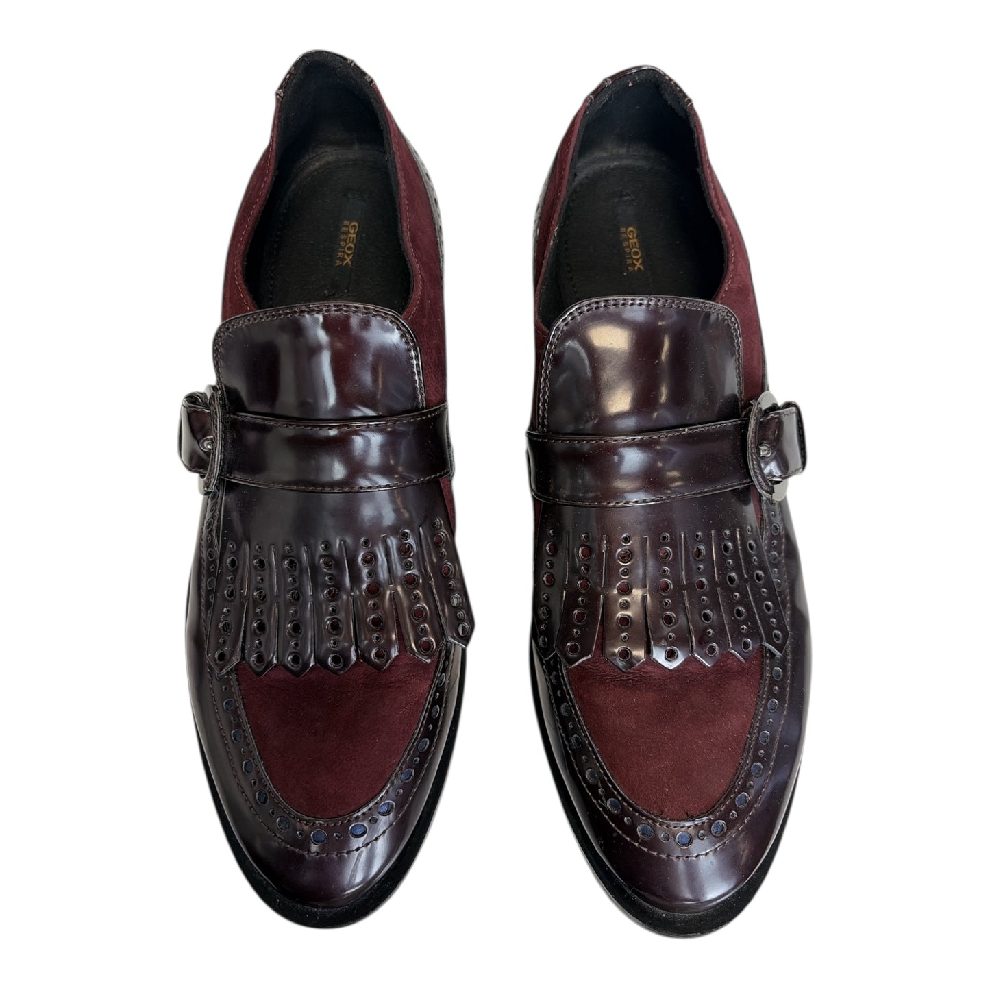 Brogue F Smooth Leather Shoes size 40