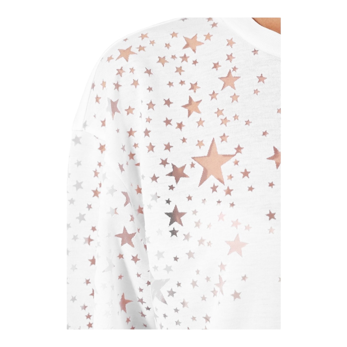 T-shirt with Transparent Stars size 44