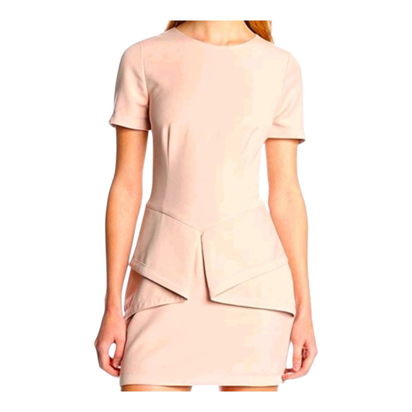 Madalyn Draped Peplum Dress size 2