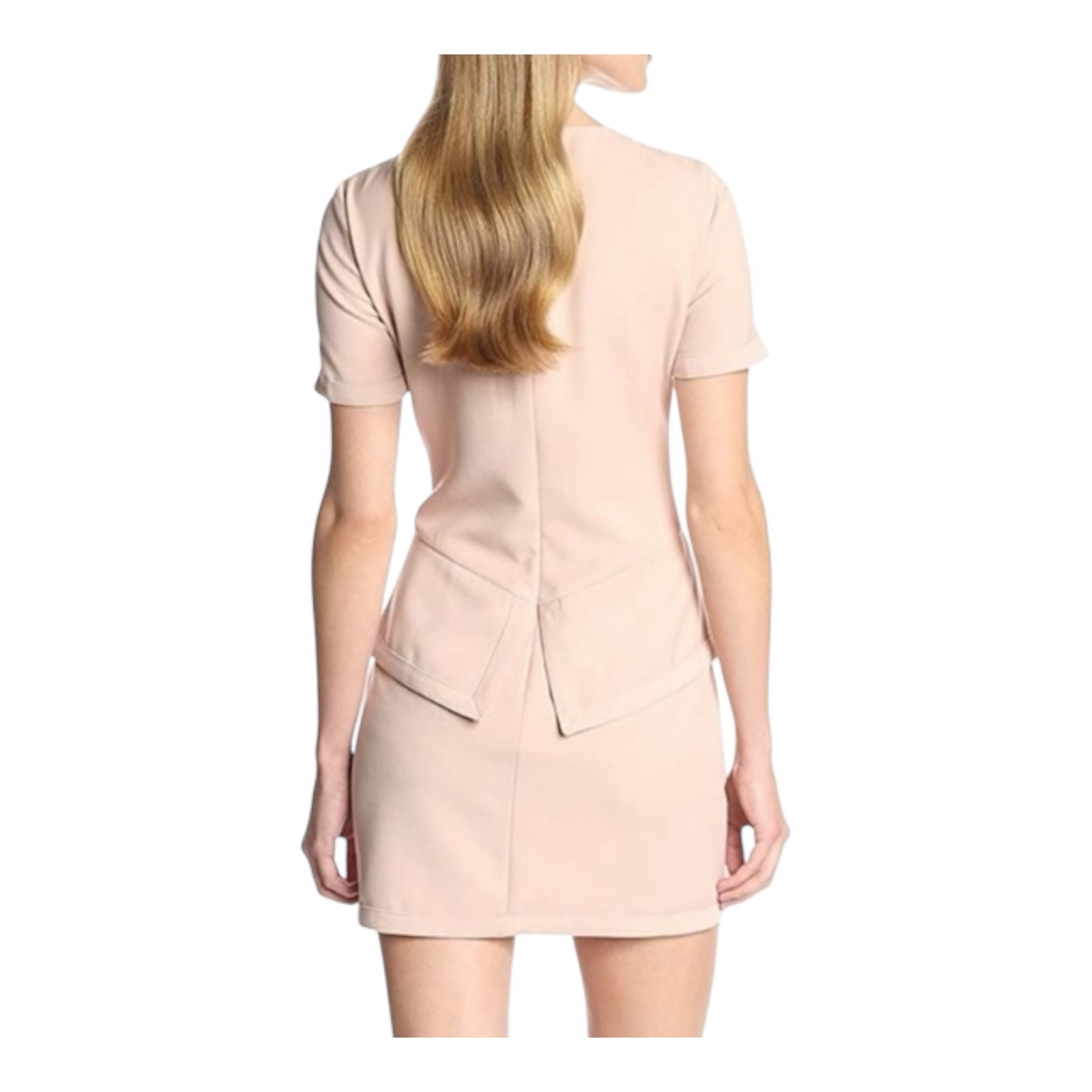Madalyn Draped Peplum Dress size 2