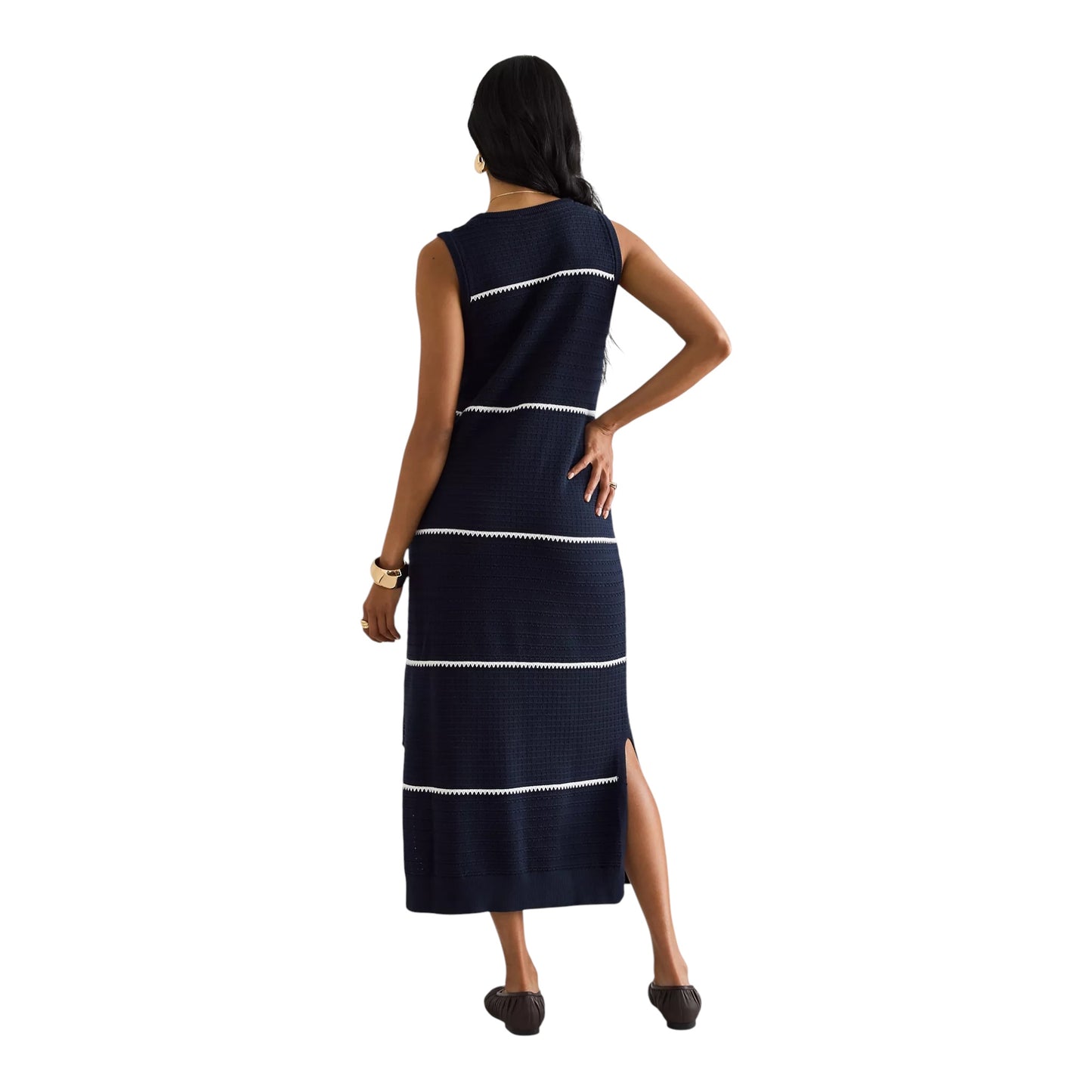 Scott Scoop-Neck Midi Dress size Medium