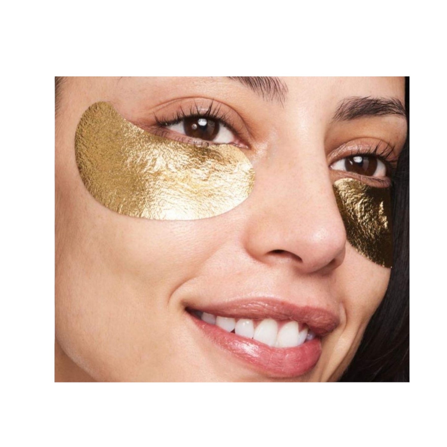 Baggage Claim Gold Eye Masks