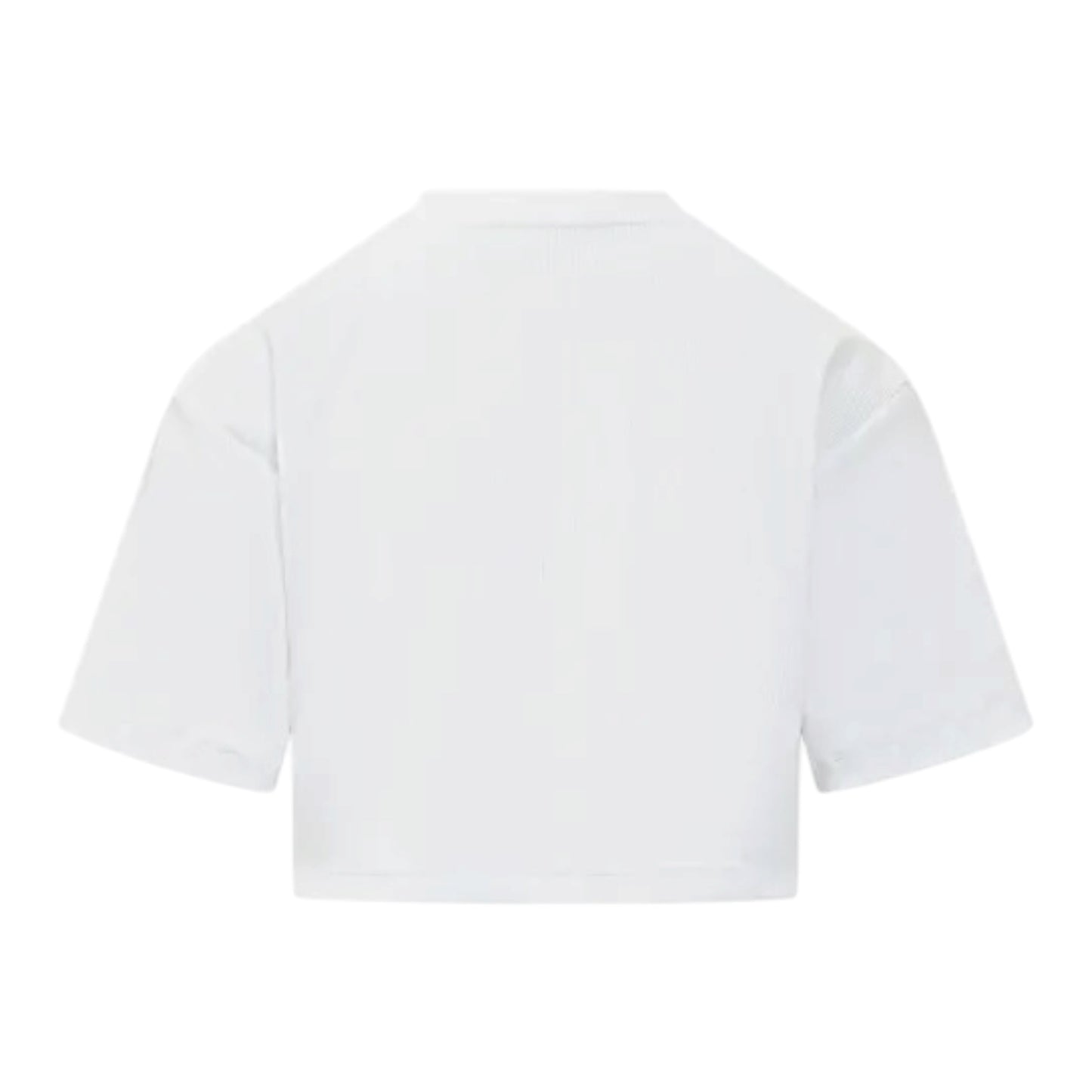 Off-Stamp Ribbed Cropped T-Shirt size
