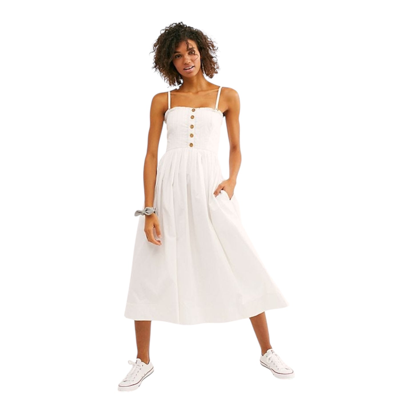 Lilah Pleated Tube Dress size Medium New with Tags