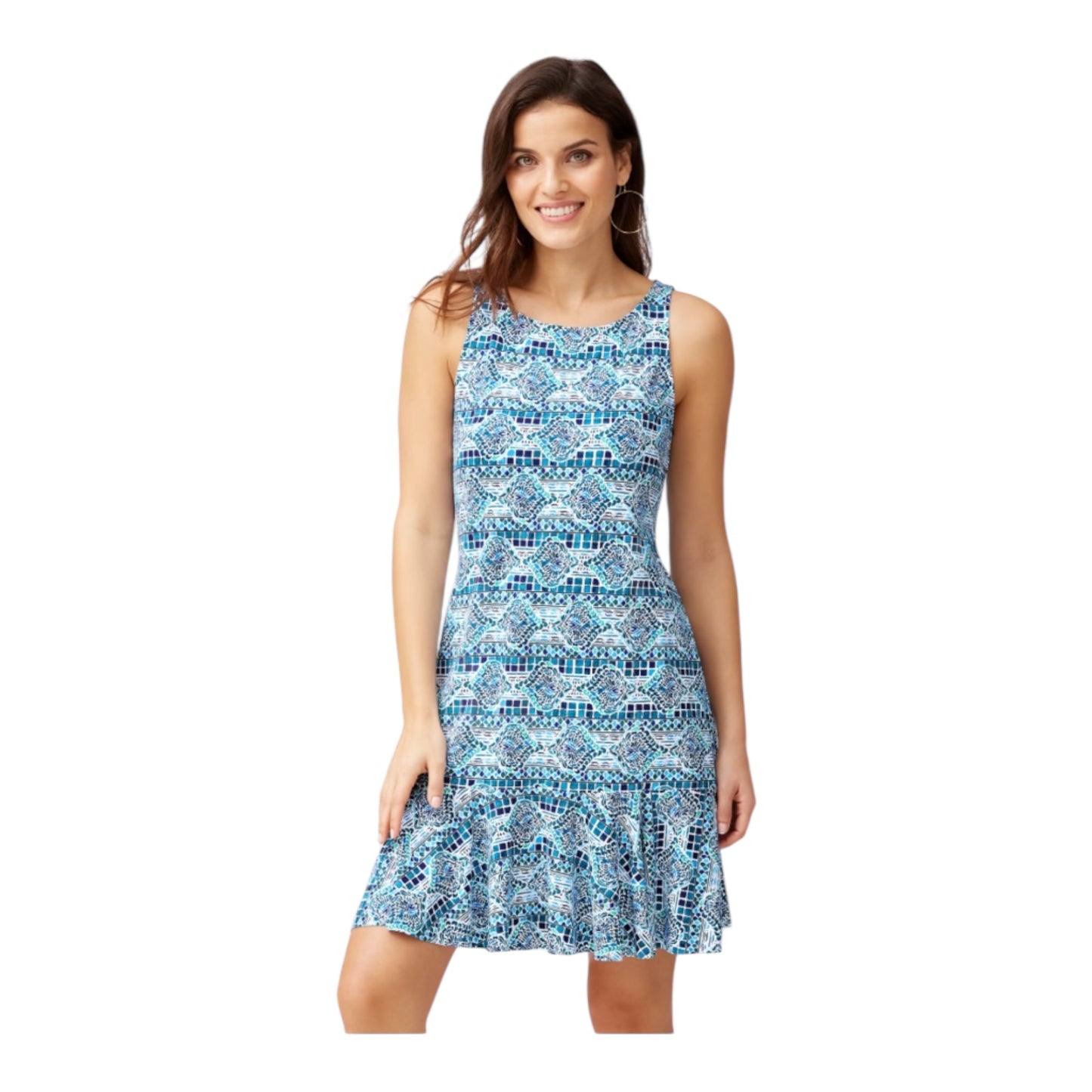 Floral Isles High Neck Swim Dress size XLarge