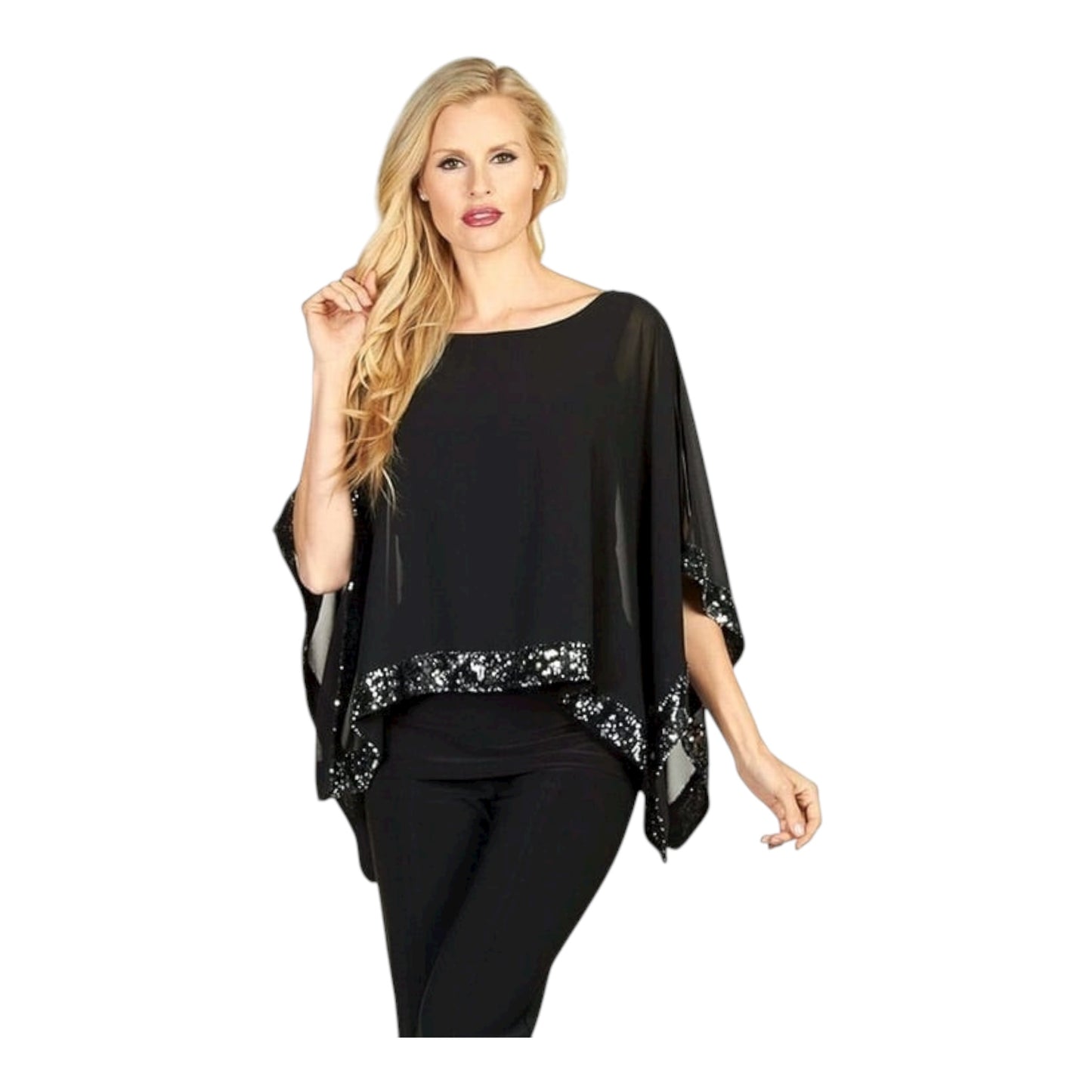 Sheer Sequin Top size 6