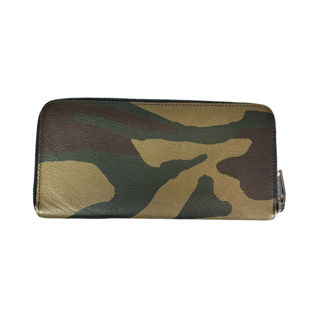 Camo Zip Around Wallet