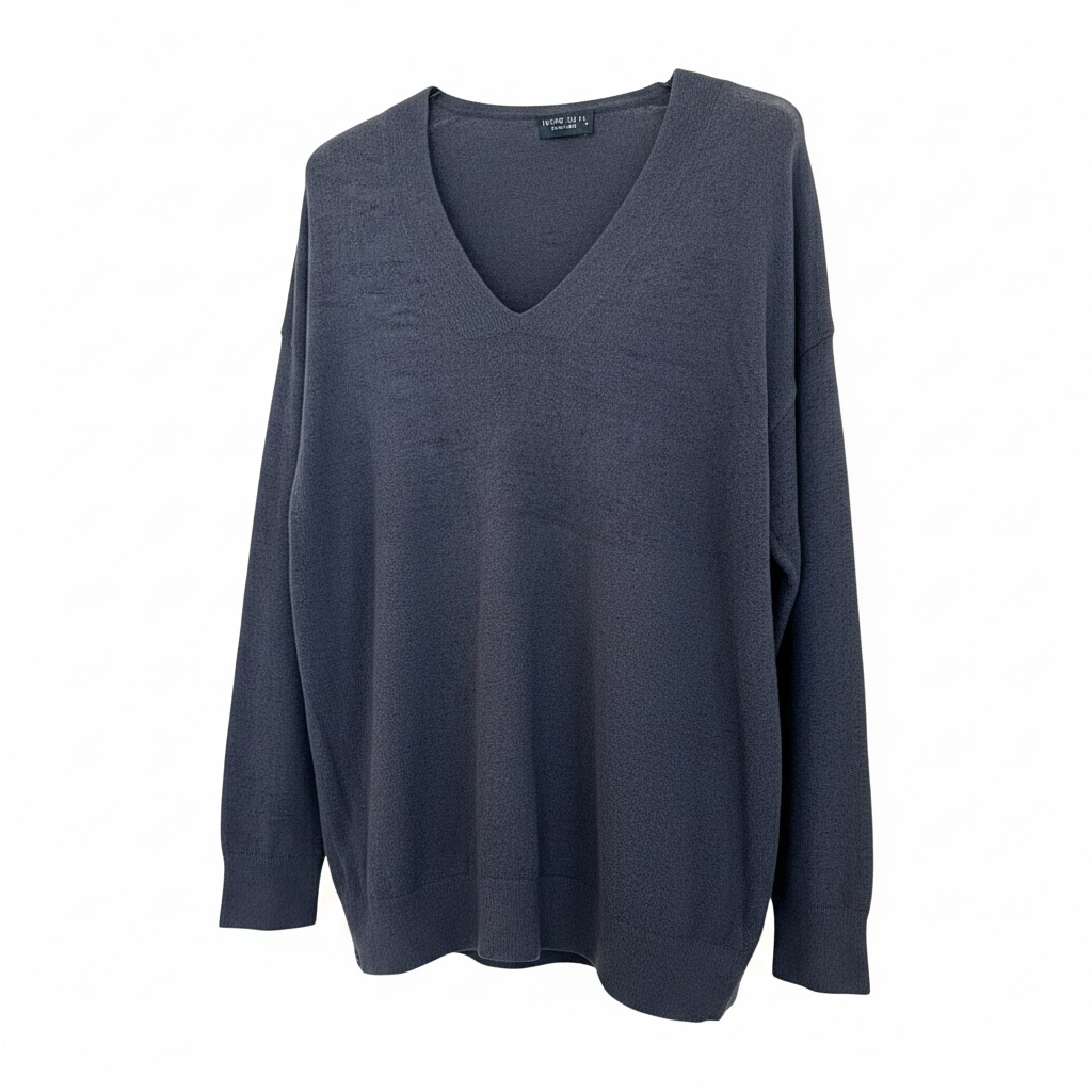 Ultra Lite V Neck Hi-Low Pullover size Large