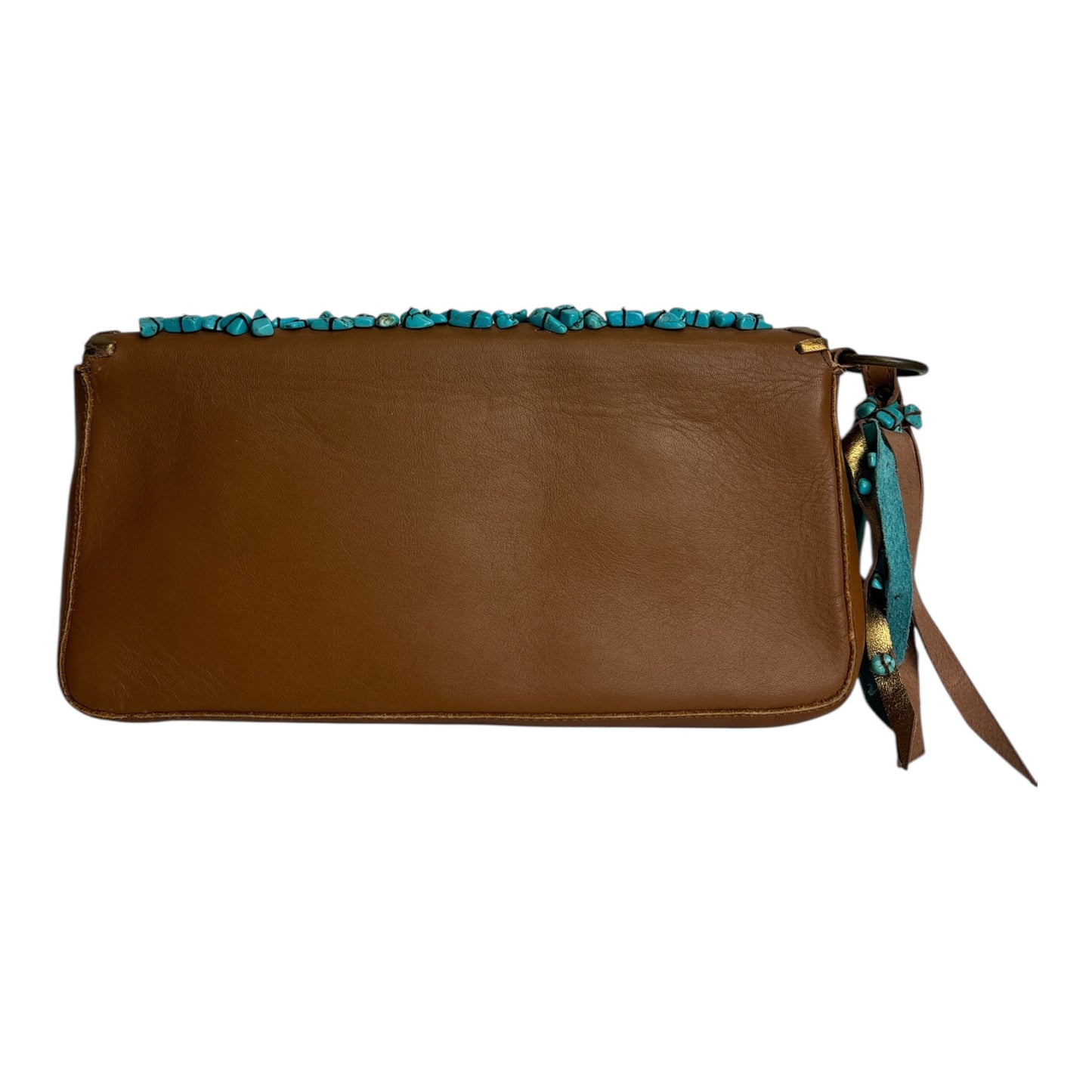 Flapover Clutch with Stones