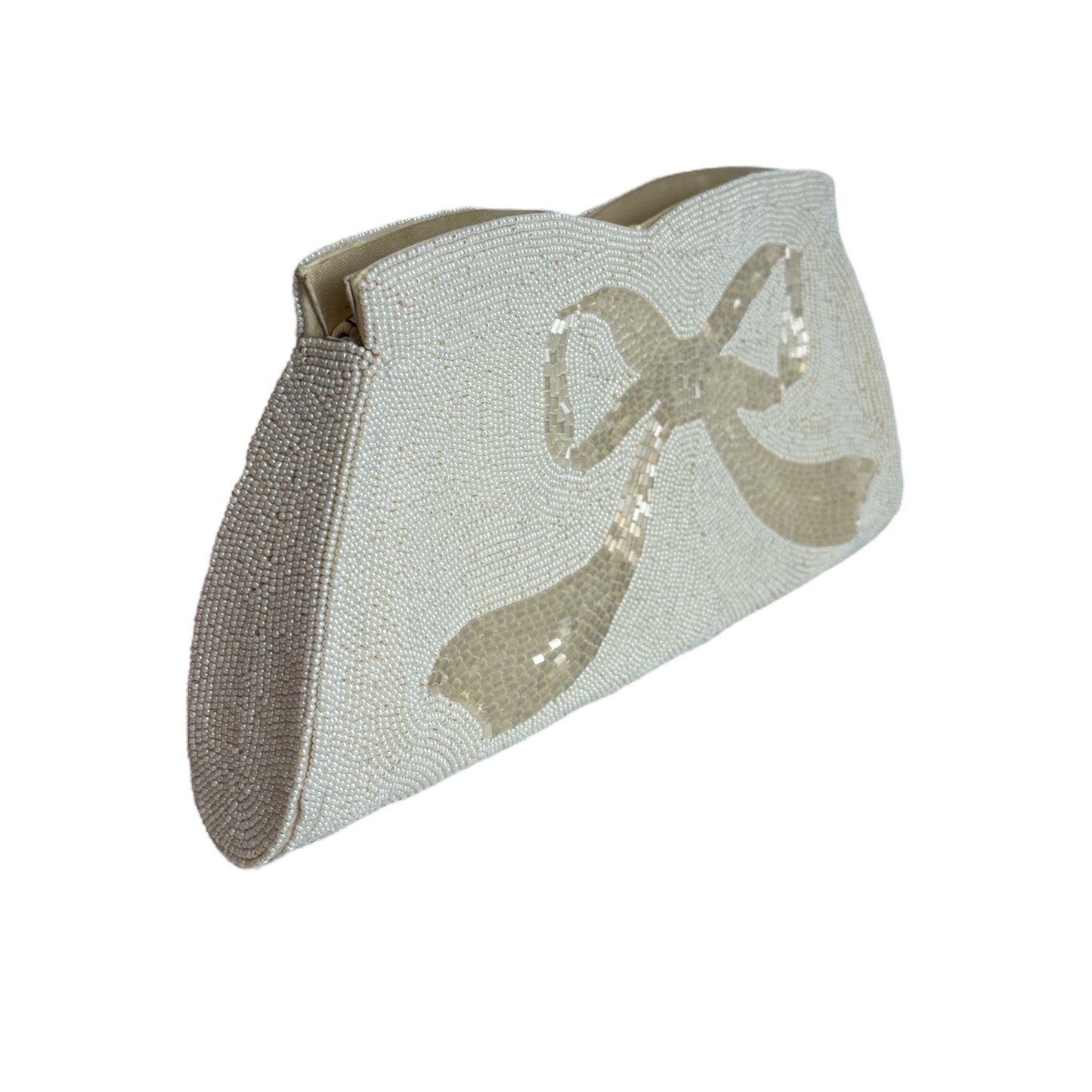 Vintage Beaded Bow Clutch