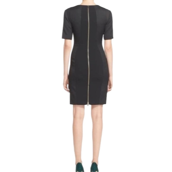 Abrial Mesh Panel Black Sheath Dress size 2 (6)