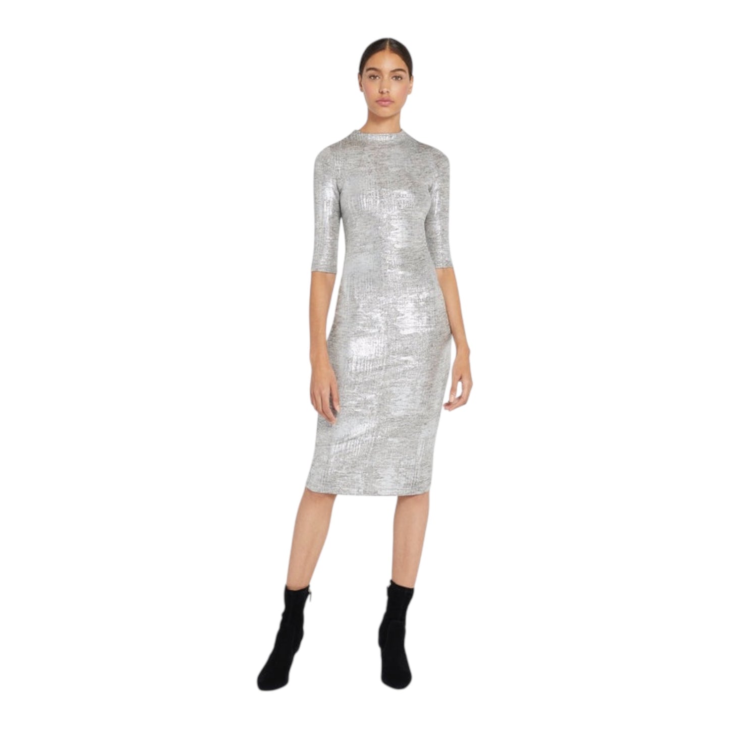 Debora Fitted Mock Neck Dress size 2