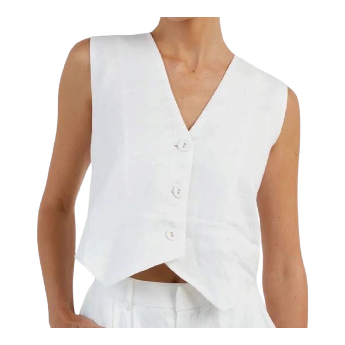 Linen Vest size 4