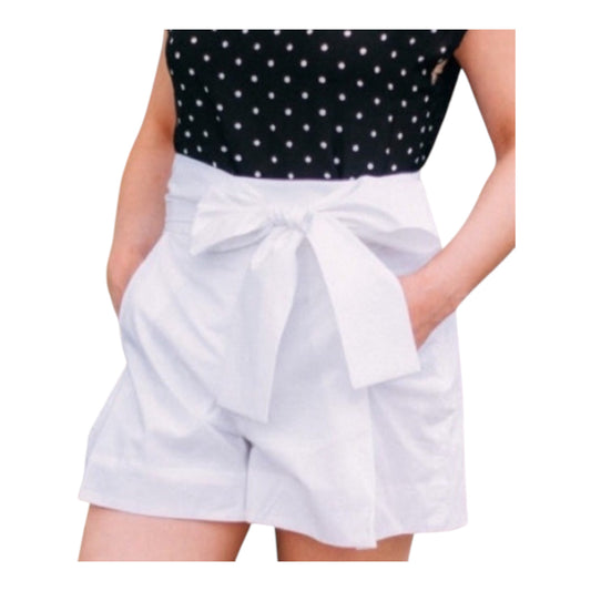 Tie Waist Poplin Shorts size 8 New with Tags