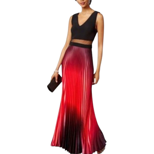 Accordion Pleated Ombre Dress Size 4