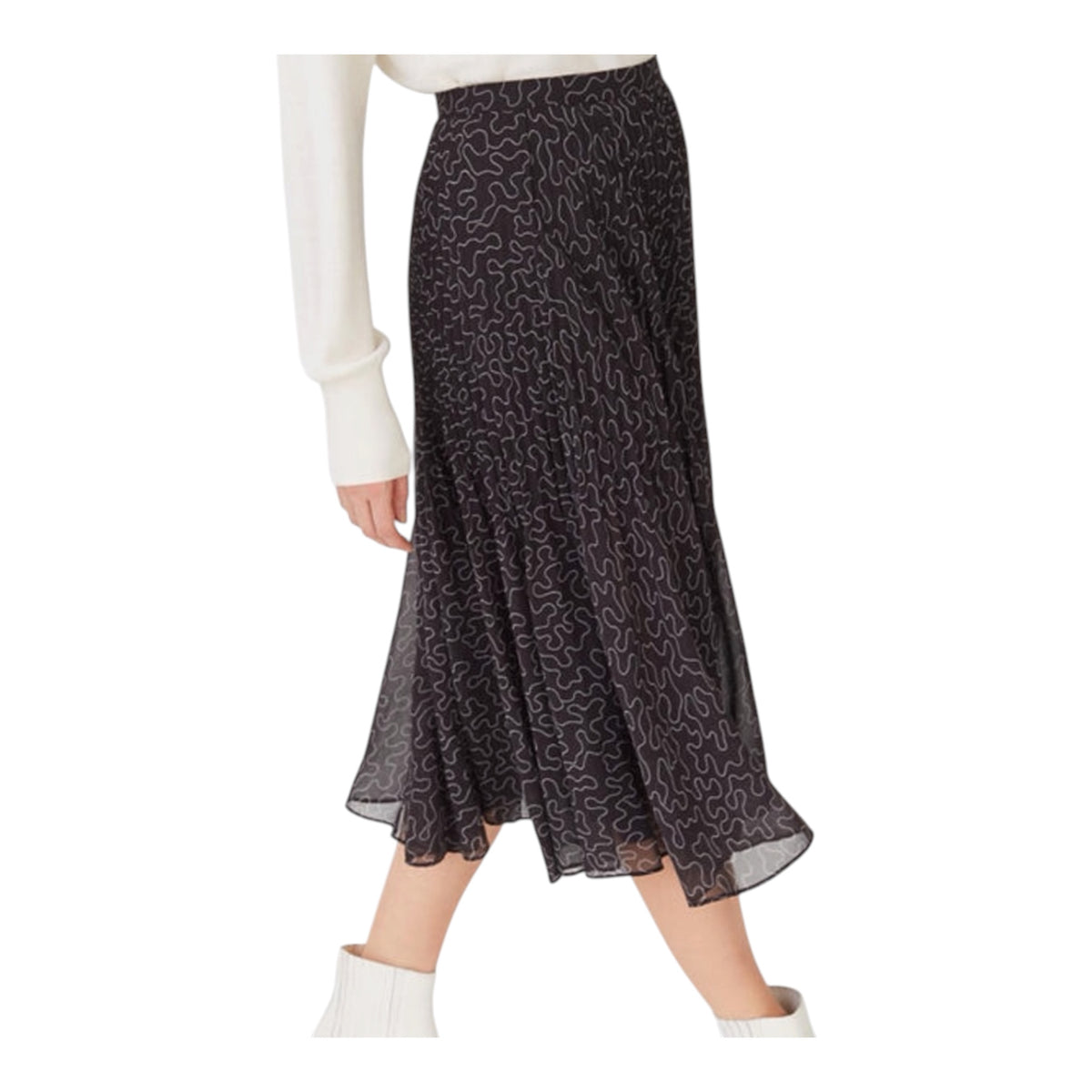 Pleated Printed Skirt size 00
