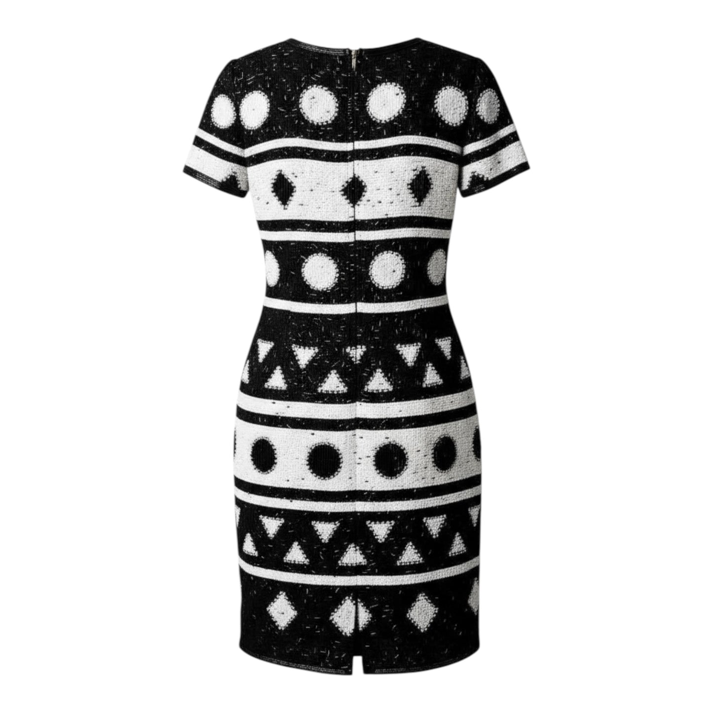 Geometric Beaded Dress size 4