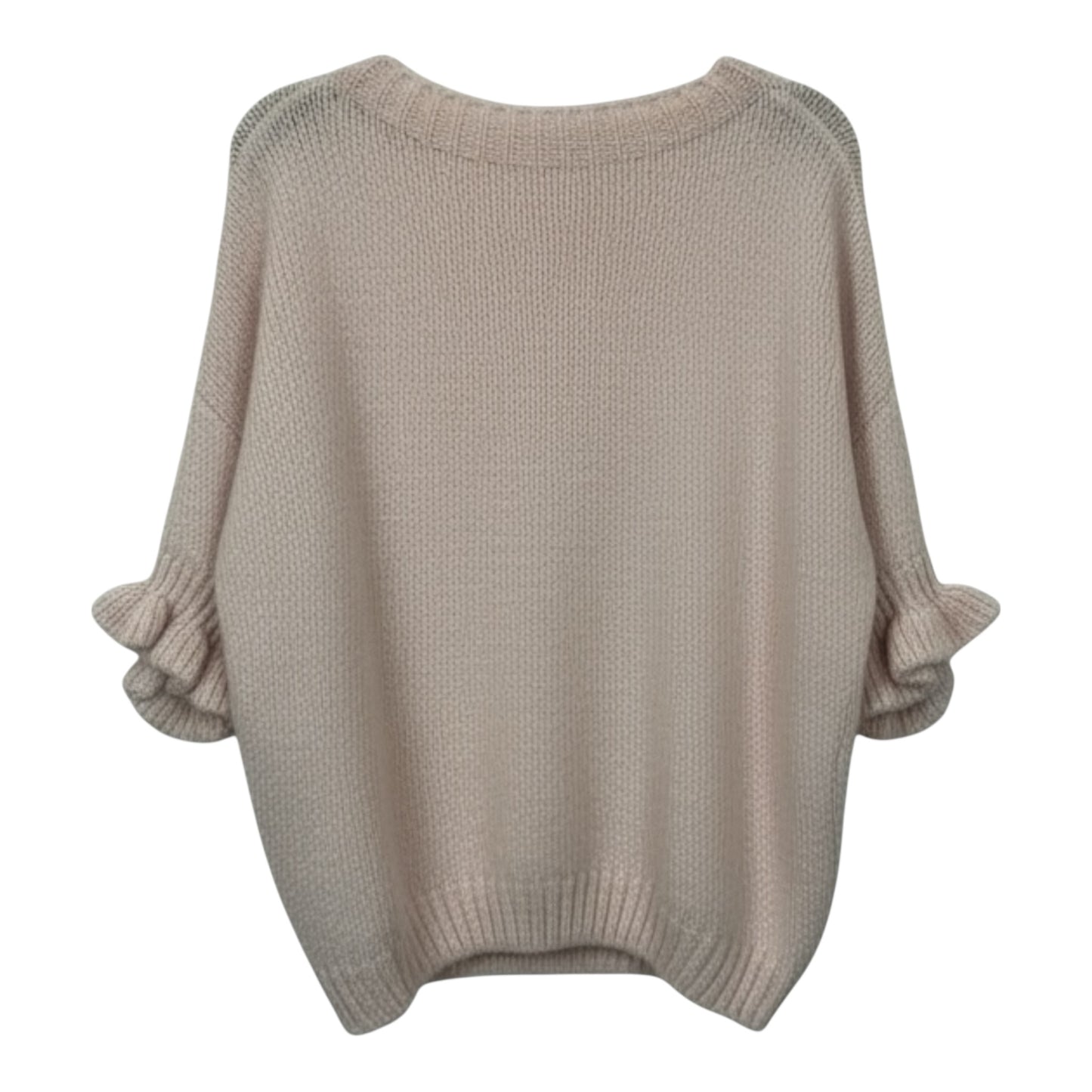 Ruffle Sleeve Sweater size Large