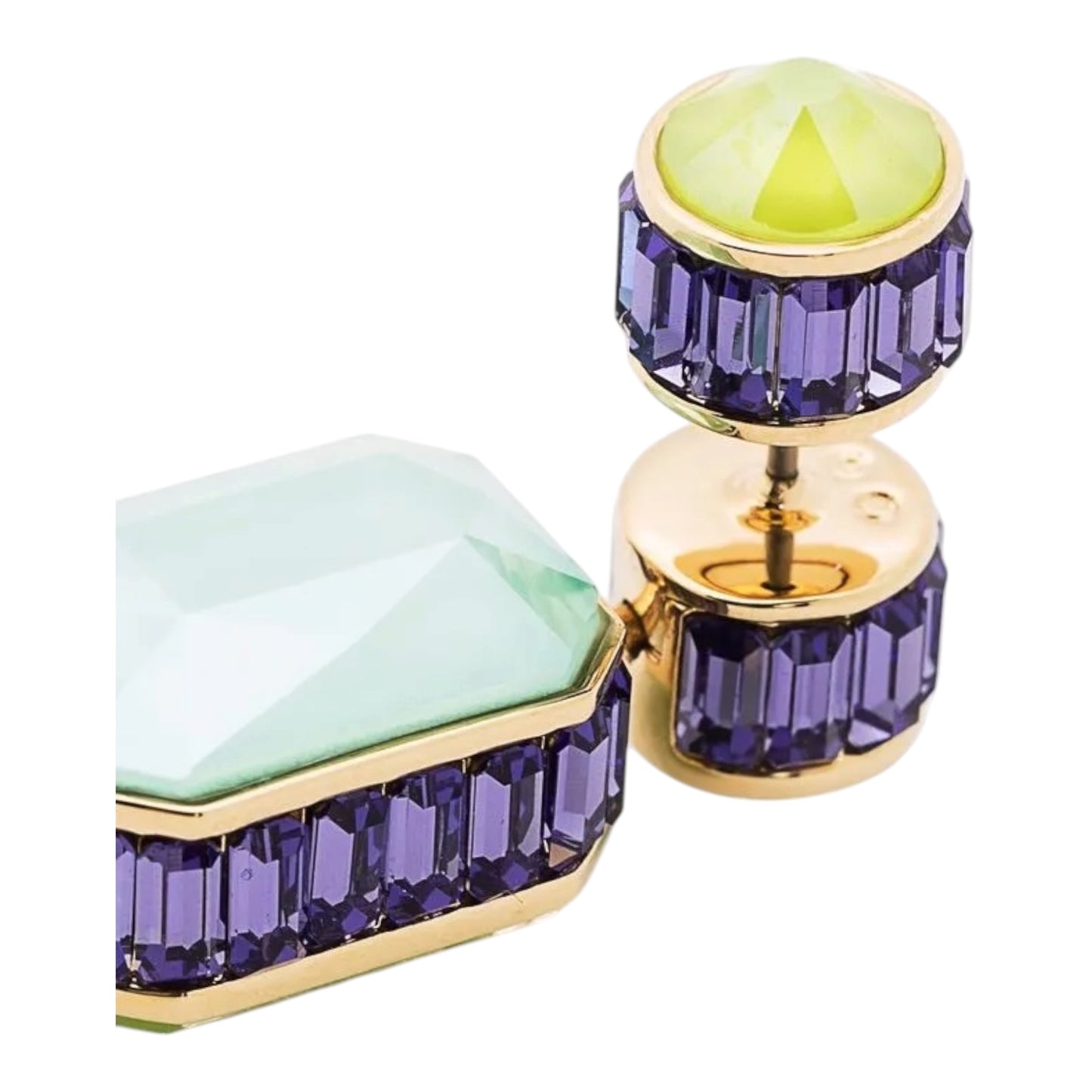 Orbital Asymmetrical Octagon Cut Earrings NEW IN BOX