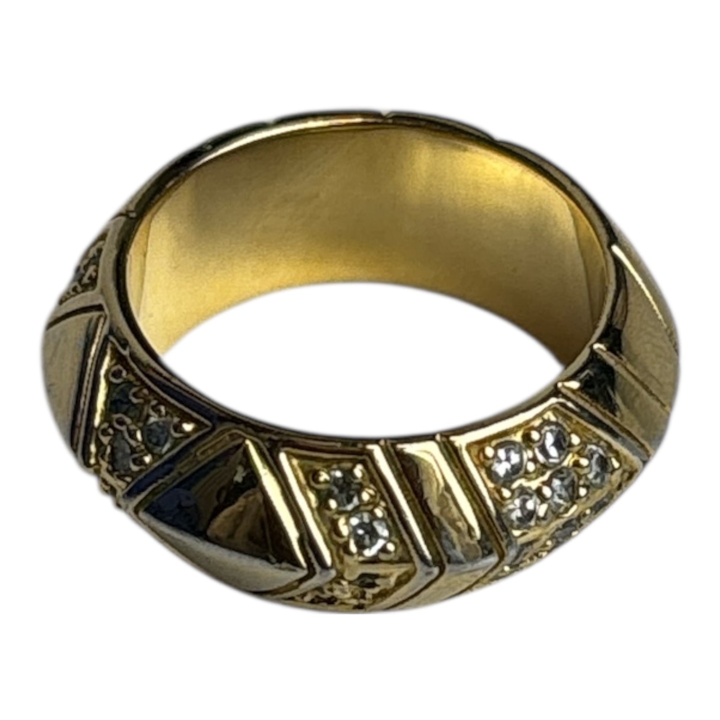 Pave Thick Stack Ring size 6