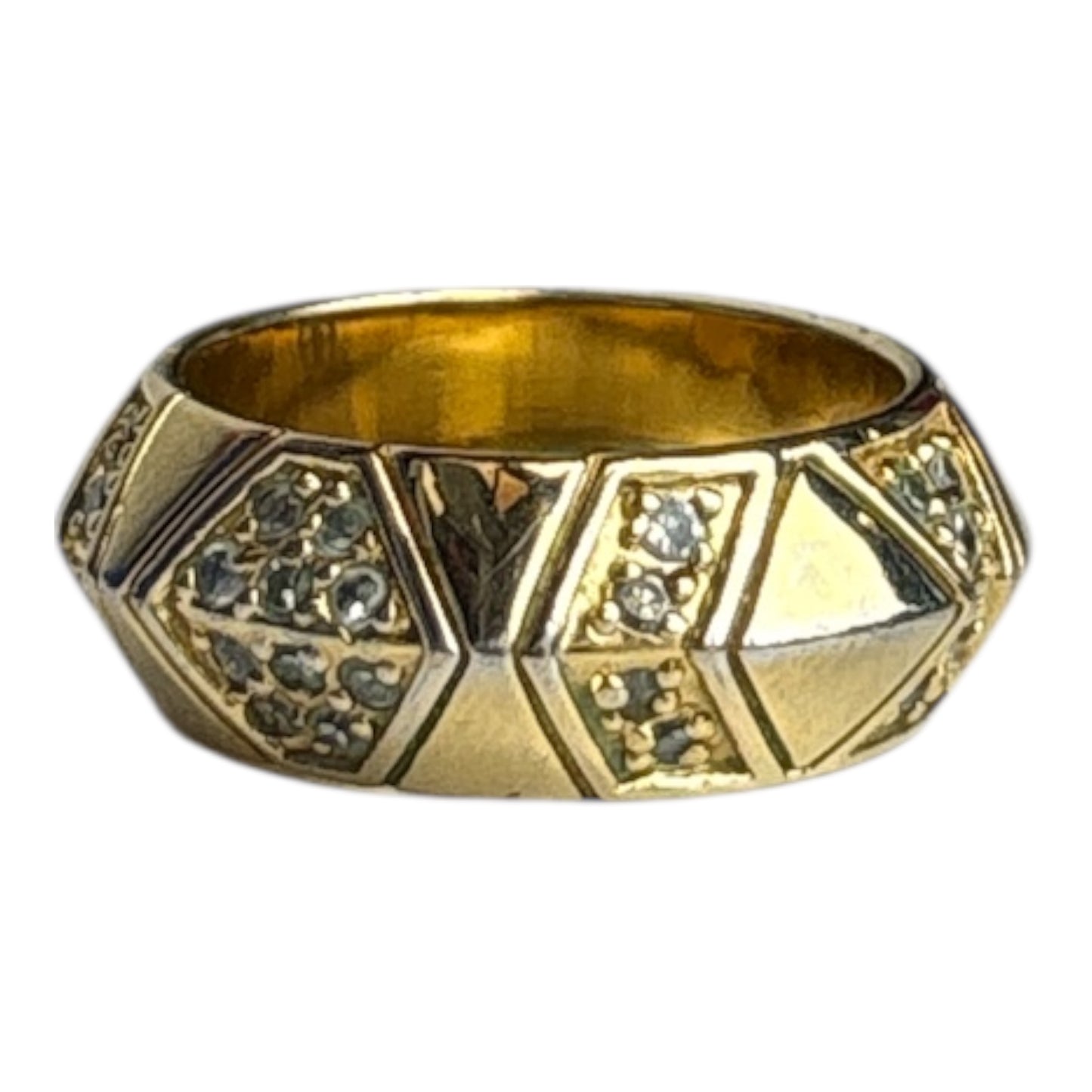 Pave Thick Stack Ring size 6