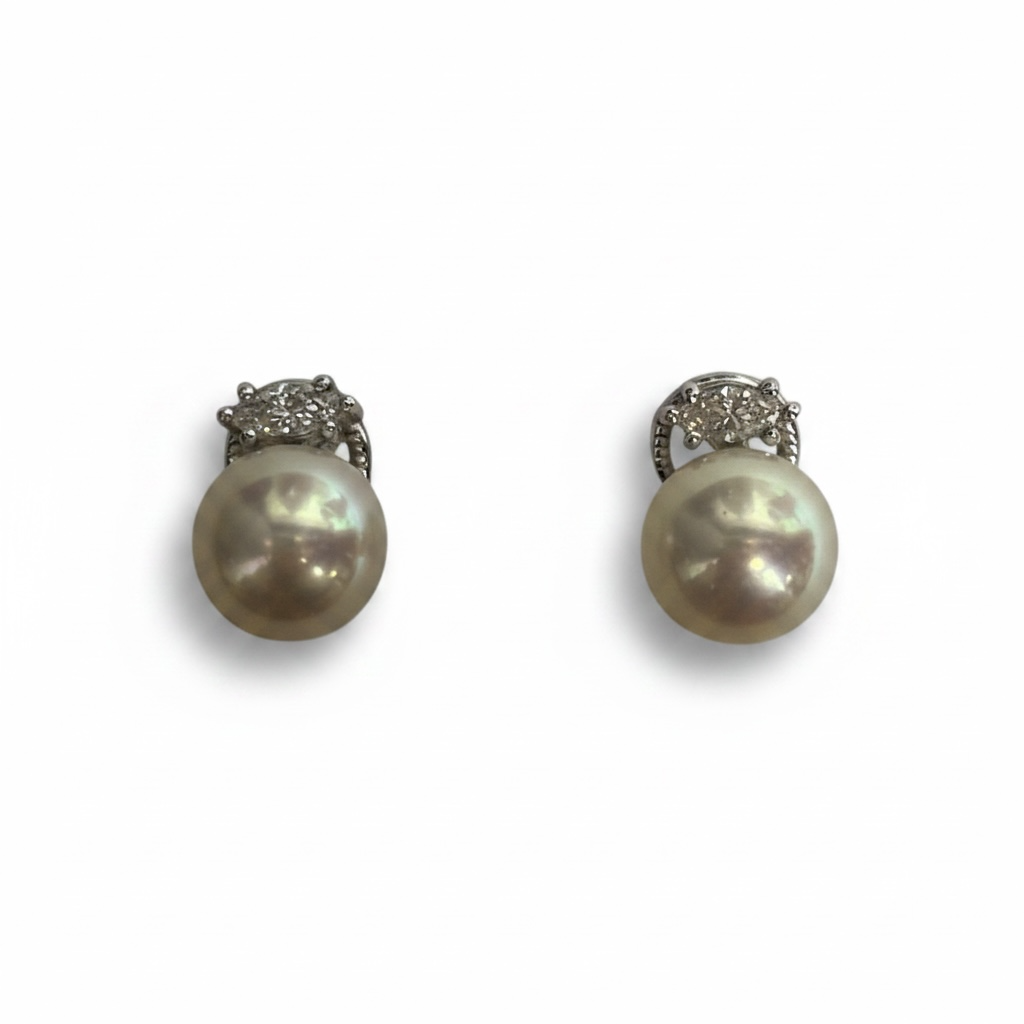 Pearl Stud Earrings