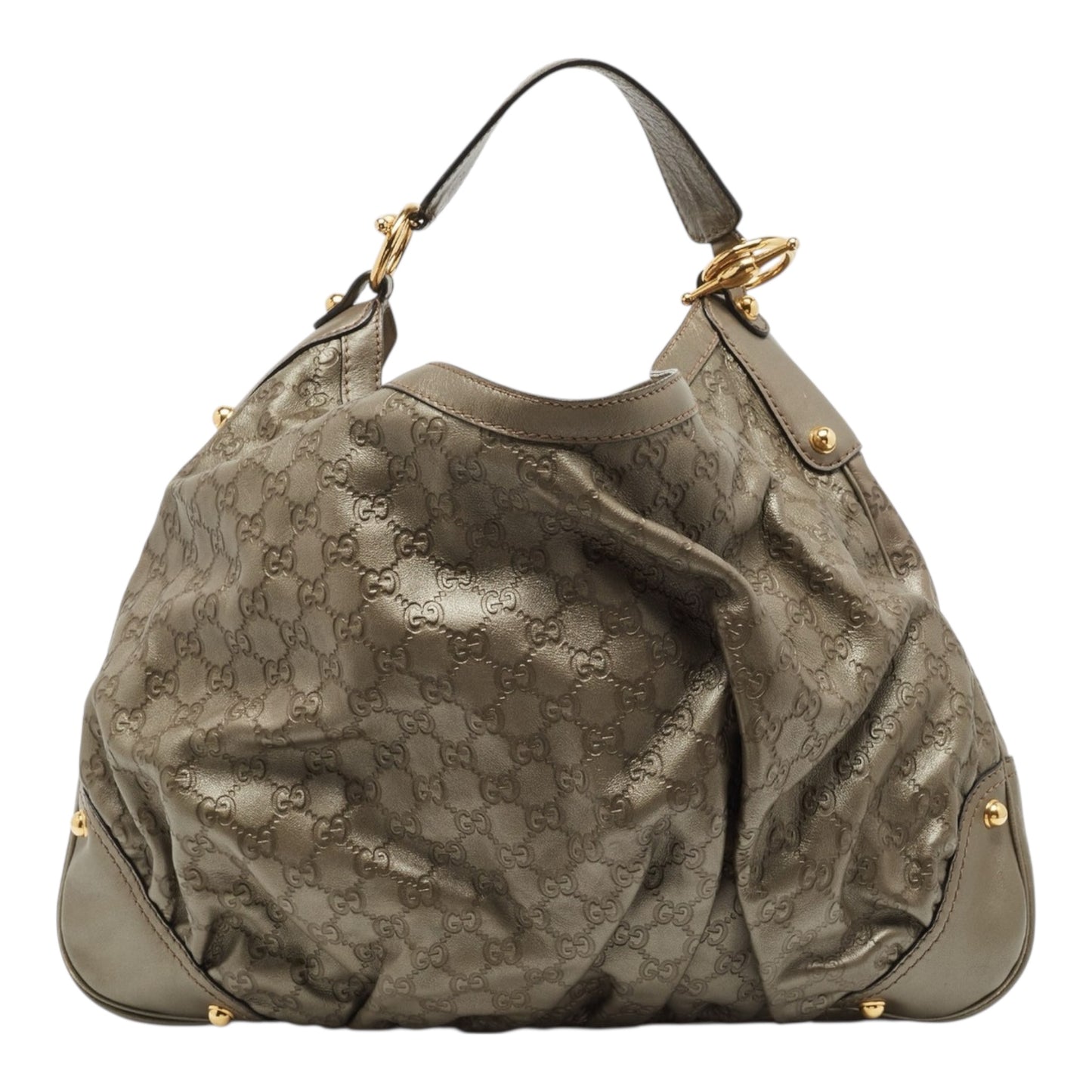 Guccissima Leather Jockey Hobo