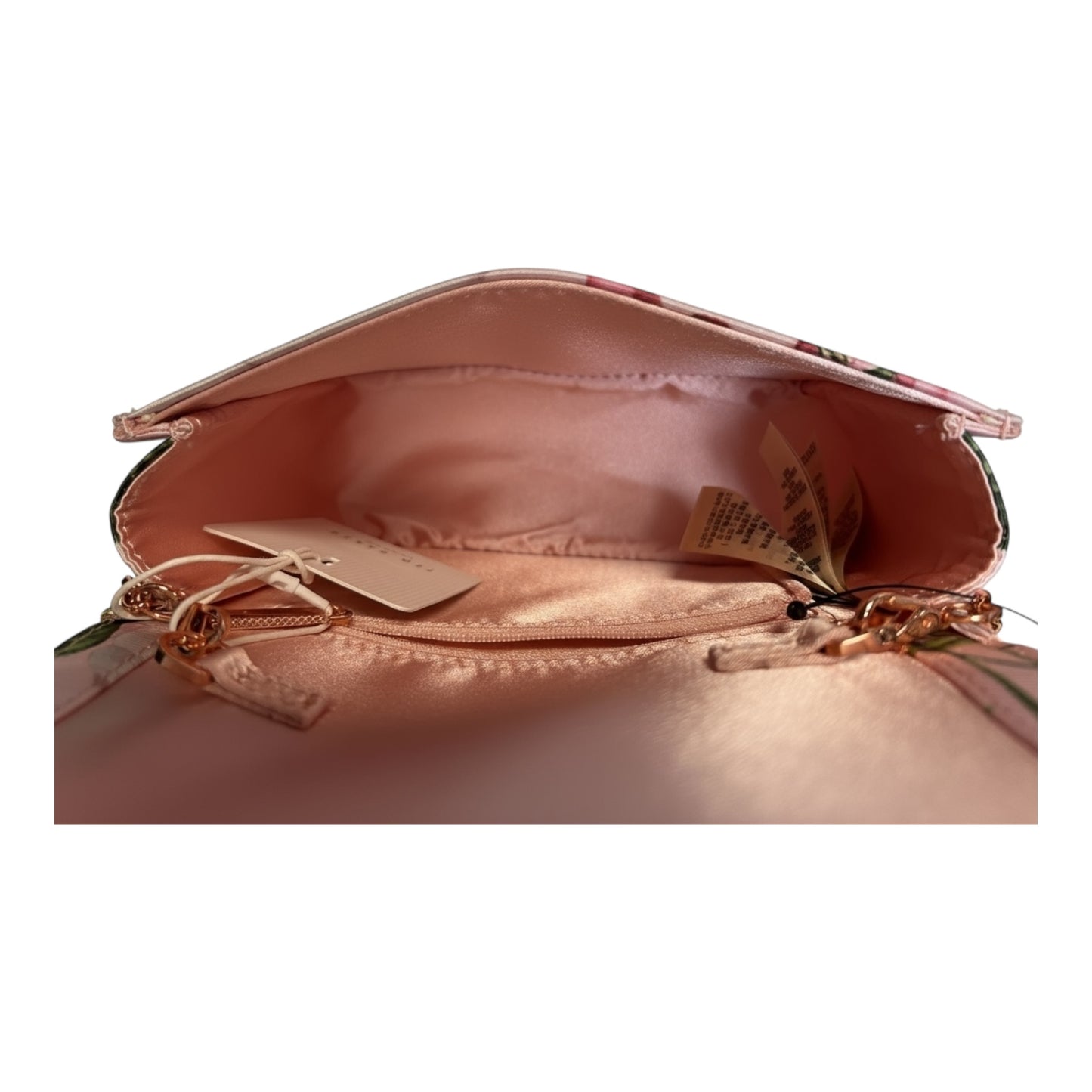 Floral Iguana Bow Bag NWT