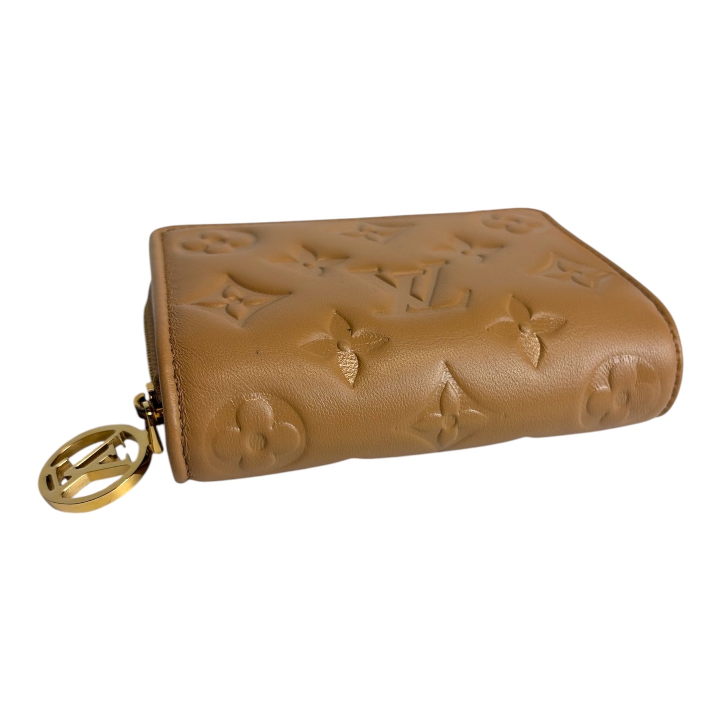 Monogram Embossed Lambskin Lou Coussin Wallet